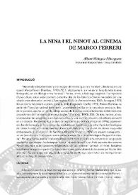 Portada:La nina i el ninot al cinema de Marco Ferreri / Albert Elduque Busquets