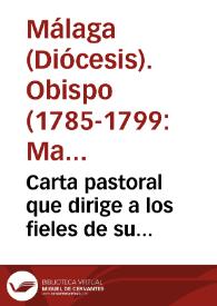 Carta pastoral que dirige a los fieles de su territorio abacial el ... señor Don Manuel Ferrer y Figueredo ... con motivo de la publicación del jubileo del año santo, que ha extendido para todos los fieles ..