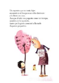 Portada:Zapatero pequeñito [Fragmento] / María Teresa Andruetto ; ilustraciones de Pablo Bernasconi