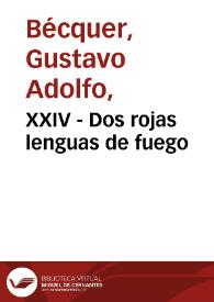 Portada:XXIV - Dos rojas lenguas de fuego