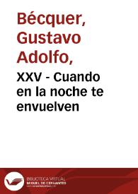 Portada:XXV - Cuando en la noche te envuelven
