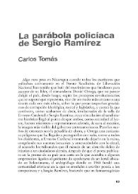 Portada:La parábola policíaca de Sergio Ramírez / Carlos Tomás