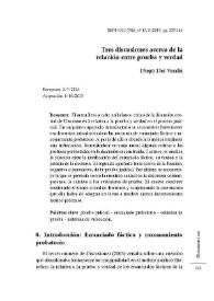 Portada:Tres discusiones acerca de la relación entre prueba y verdad / Diego Dei Vecchi