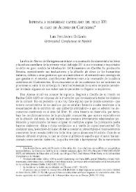 Portada:Imprenta y humanismo castellano del siglo XV: el caso de Alonso de Cartagena / Luis Fernández Gallardo