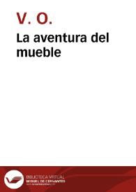 Portada:La aventura del mueble / V. O.