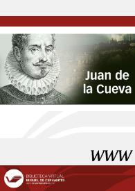 Portada:Juan de la Cueva / director Juan Matas Caballero