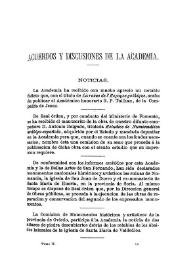 Portada:Noticias. Boletín de la Real Academia de la Historia, tomo 2 (marzo 1883). Cuaderno III. Acuerdos y discusiones de la Academia