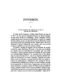 Portada:\"Studi Storici sul regno di S. Pio V\" por el Sr. Brognoli / Antonio María Fabié