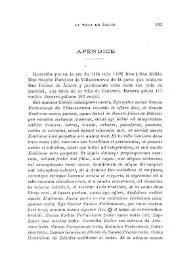 Portada:Noticias. Boletín de la Real Academia de la Historia, tomo 1 (1877). Cuaderno V. Apéndice