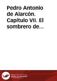 Portada:Pedro Antonio de Alarcón. Capítulo VII. El sombrero de tres picos. El fondo de la felicidad [Ficha de lectura guiada]