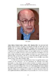 Portada:Jaime Salinas [editor] (Maison-Carrée, Argelia, 1925-Islandia, 2011) [Semblanza] / José Teruel Benavente