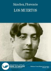 Portada:Los muertos / Florencio Sánchez