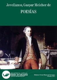 Portada:Poesías / Gaspar Melchor de Jovellanos