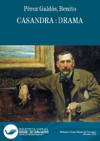 Portada:Casandra / Benito Pérez Galdós