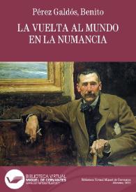 Portada:La vuelta al mundo en la Numancia / B. Pérez Galdós