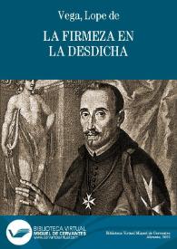 Portada:La firmeza en la desdicha / Lope de Vega