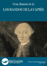 Portada:Los bandos de Lavapiés / Ramón de la Cruz