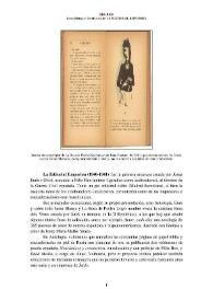 Portada:La Editorial Emporion (Madrid-Barcelona, 1940-1941) [Semblanza] / Josep Mengual