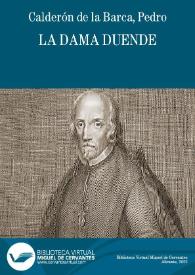 Portada:La dama duende / Pedro Calderón de la Barca