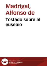 Portada:Tostado sobre el eusebio