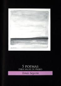 Portada:5 poemas para salir de paseo / Tomás Segovia