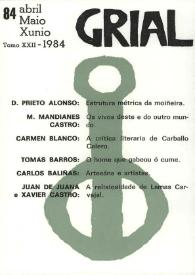 Portada:Núm. 84, 1984