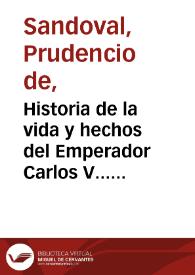 Portada:Historia de la vida y hechos del Emperador Carlos V... [Texto impreso]