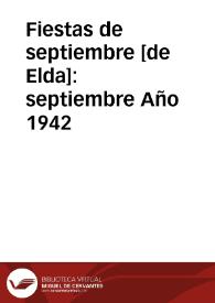 Portada:septiembre Año 1942