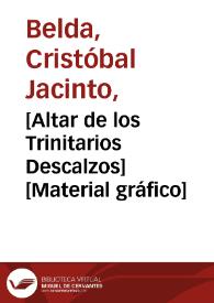 Portada:[Altar de los Trinitarios Descalzos] [Material gráfico]