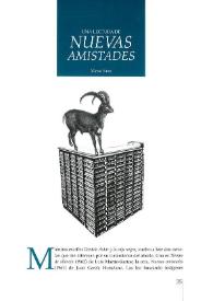 Portada:Una lectura de "Nuevas amistades" / Marta Sánz