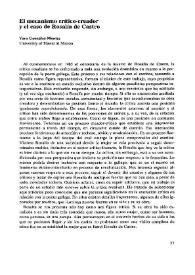 Portada:El mecanismo crítico-creador y el caso de Rosalía de Castro  / Yara González-Montes