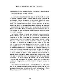 Portada:Cuadernos Hispanoamericanos, núm. 317 (noviembre 1976). Notas marginales de lectura / Galvarino Plaza
