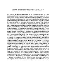 Portada:Perfil ideológico del Inca Garcilaso / Juan Bautista Avalle-Arce