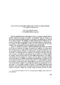 Portada:Las vacilaciones de Garcilaso. Entre la melancolía y el eros vivificante / Sofía M. Carrizo Rueda