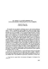 Portada:Ley, deseo y la acción desdoblada: hacia una poética psicoanalítica de la comedia / Henry W. Sullivan