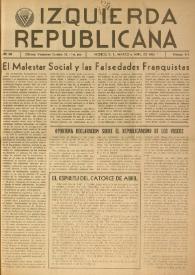 Portada:Año XIX, núm. 112, marzo-abril de 1958