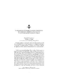 Portada:La imagen de Dánae en \"El mágico prodigioso\" de Calderón: Terencio, San Agustín y fray Manuel de Guerra y Ribera / Frederick A. de Armas