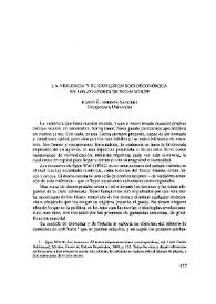 Portada:La violencia y su expresión socio-económica en \"Los invasores\" de Egon Wolf / Karen E. Breiner Sanders