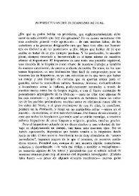 Portada:Perspectivas del hispanismo actual / Dámaso Alonso