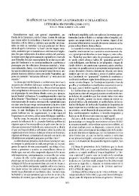Portada:35 años de la teoría de la literatura y de la crítica literaria en España (1940-1975)  / Miguel Ángel Garrido Gallardo