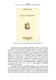 Portada:Ediciones La Poesía Sorprendida (1944-1947) [Semblanza] / Médar Serrata