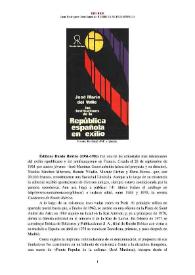 Portada:Éditions Ruedo Ibérico (1961-1982) [Semblanza] / Juan Rodríguez