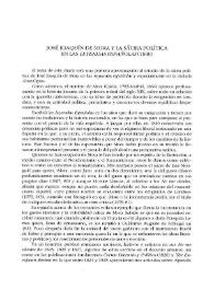Portada:José Joaquín de Mora y la sátira política en las \"Leyendas Españolas\" / Salvador García Castañeda