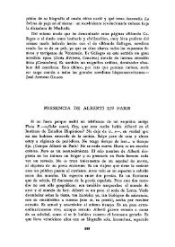 Portada:Presencia de Alberti en París / Carlos Edmundo de Ory