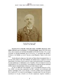 Portada:Francisco Ferrer Guardia (Alella, Barcelona, 10-I-1859 - Barcelona, 13-X-1909) [Semblanza] / Ignacio C. Soriano Jiménez