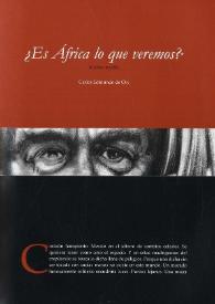 Portada:¿Es África lo que veremos? (Cuento inédito) / Carlos Edmundo de Ory
