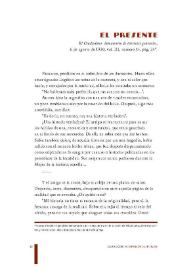 Portada:El presente / Enrique K. Laygo