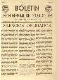 Portada:Núm. 161, marzo de 1958