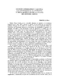Portada:Galdós: Periodismo y novela (\"La desheredada\", \"La incógnita\" y tres artículos de \"La Prensa\" de Buenos Aires) / Matilde L. Boo