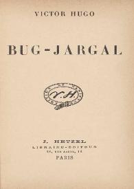 Portada:Bug-Jargal / Victor Hugo